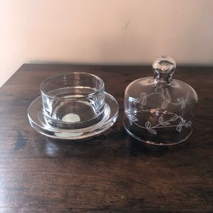 Princess House Baby Cake with Cloche Crystal dish. Great, used condition.